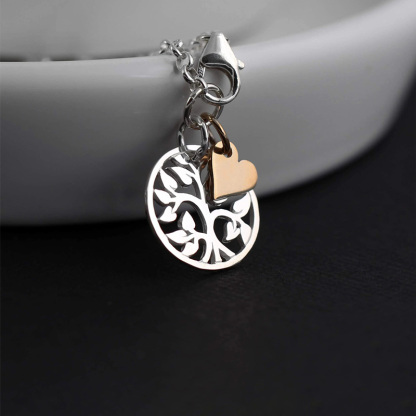 For Daughter-In-Law  - S925 Tree of Life Heart Necklace