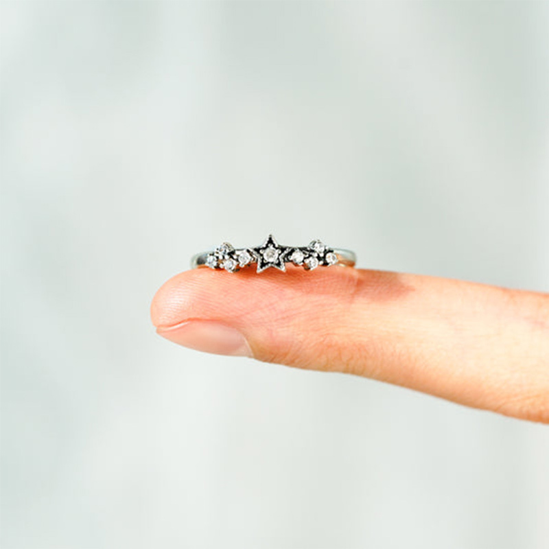 For Daughter - S925 You Were Born To Shine Star Ring