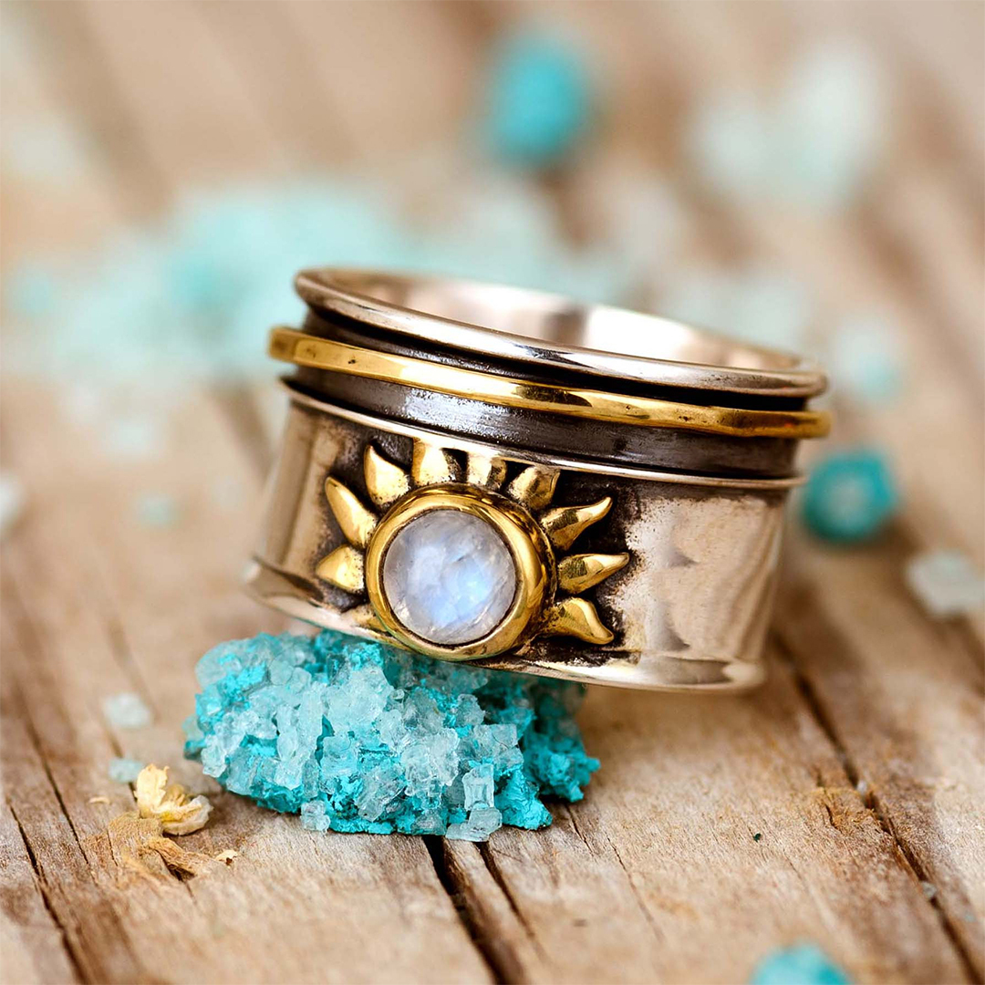 For Daughter - I Will Always Be With You Sunburst Ring