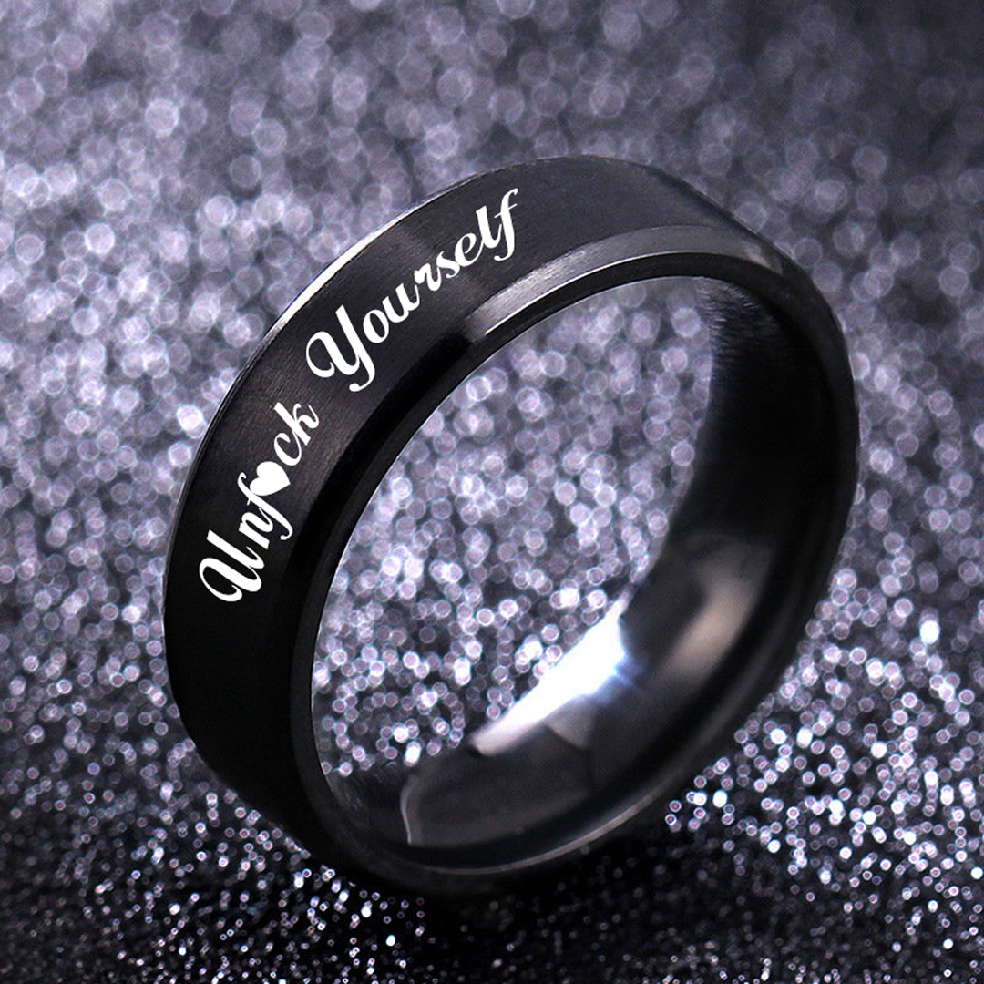 Unfuck Yourself Wide-Band Ring