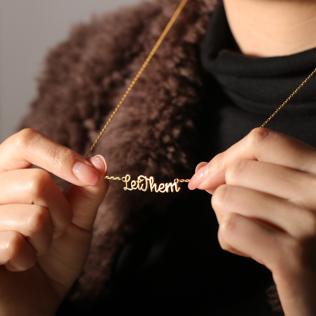 Let Them Cut Necklace