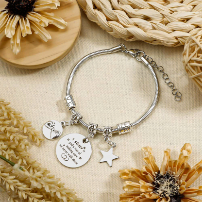 For Sister - A Sister Is God's Way Of Making Sure We Never Walk Alone Bracelet