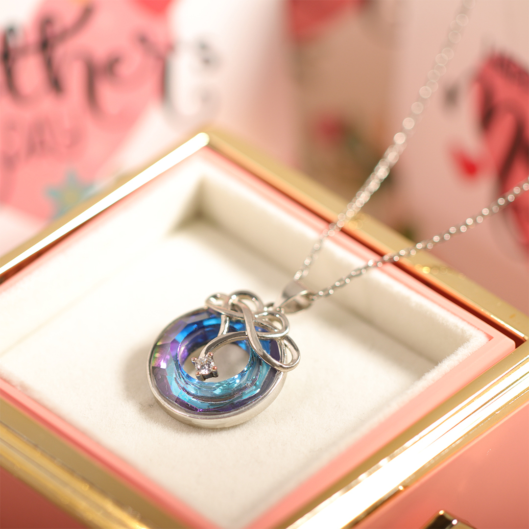 For Mother-S925 My Heart Will Always Be With You Necklace