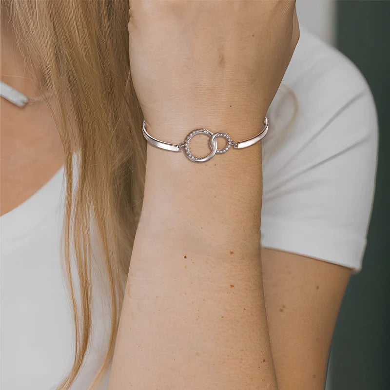 For Daughter-in-law - You Are Also My Daughter-in-heart Circle Bracelet