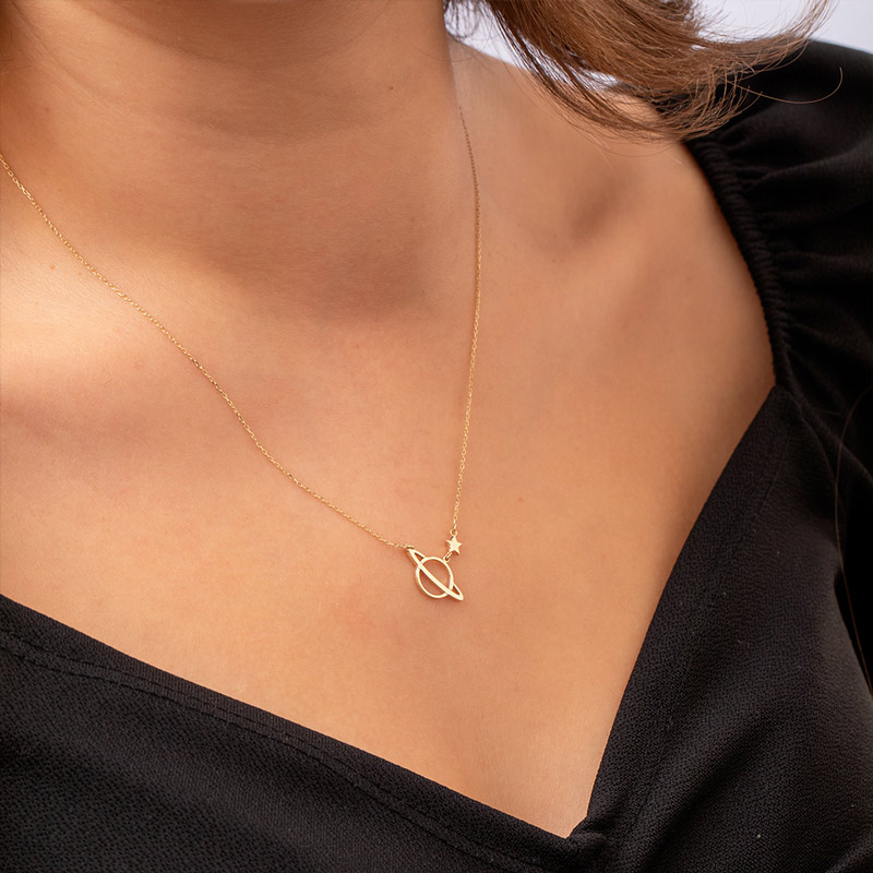 For Granddaughter - You Are The Most SPECIAL STAR In The Universe Planet Necklace