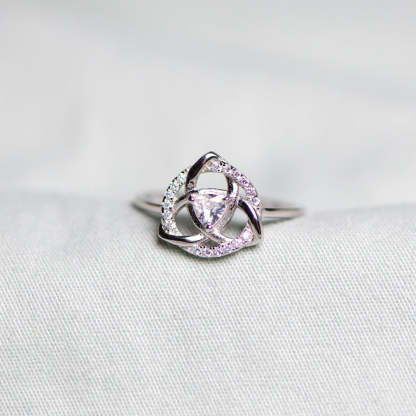 For Love - S925 I Love You Until Infinity Runs Out Celtic Knot Ring