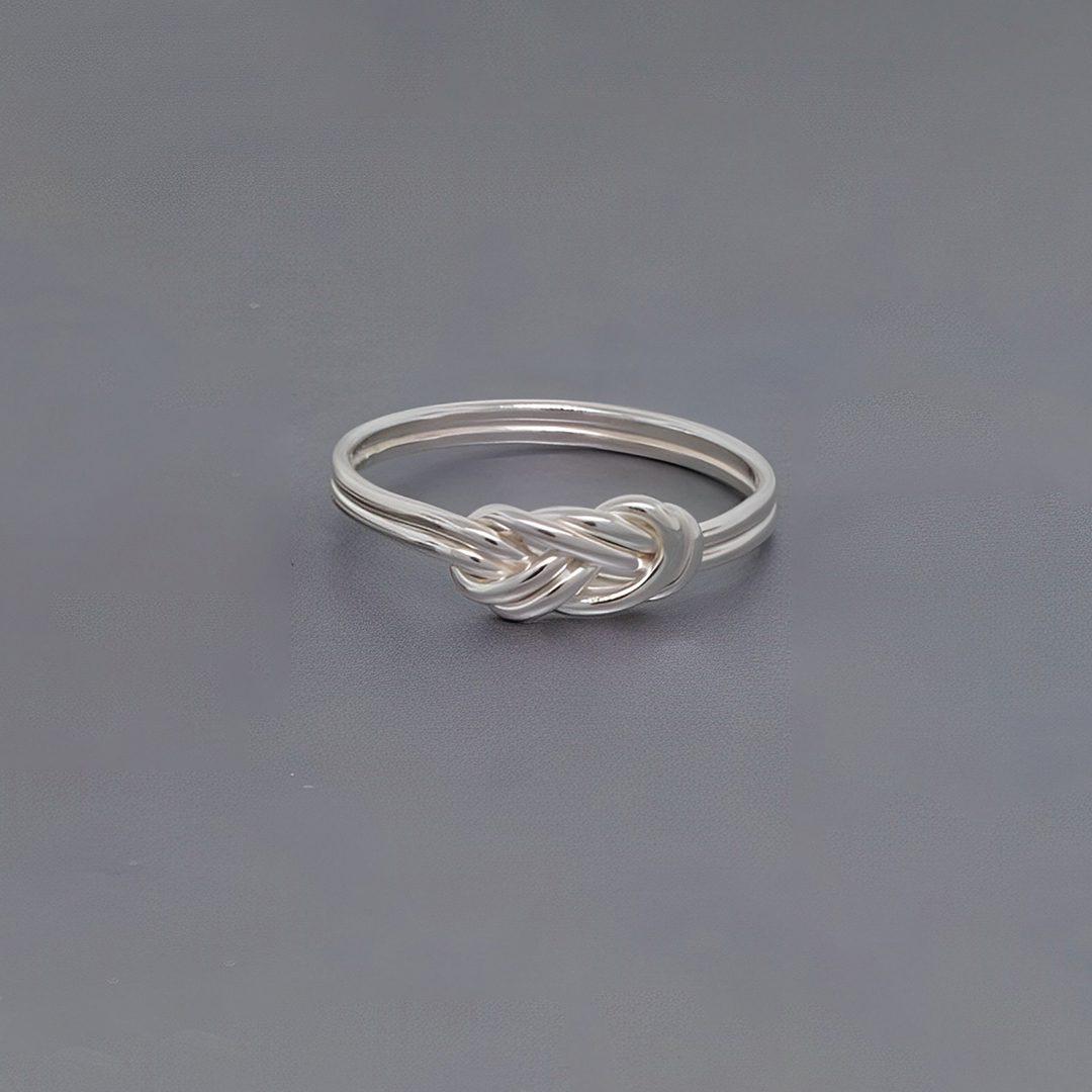 For Love - S925 The Love Knot Rock Climbing Knot Ring