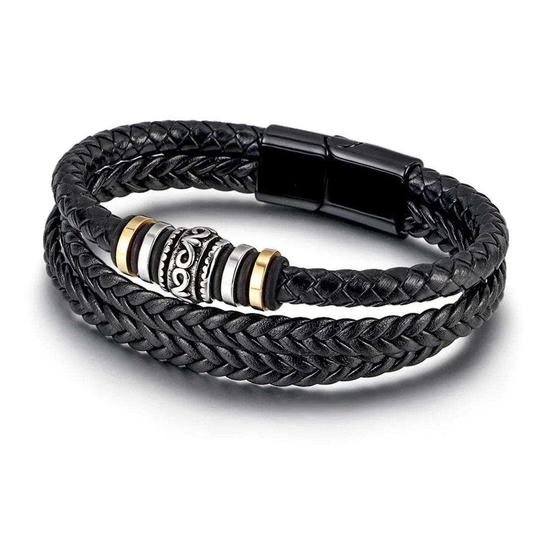 For Son - Laugh, Love, Live Vintage Bracelet