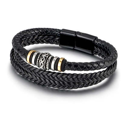 For Son - Laugh, Love, Live Vintage Bracelet