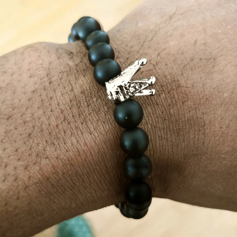 For Son - Whenever You Feel Overwhelmed...Straighten Your Crown Bracelet