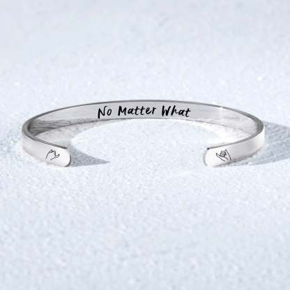 For Friends - No Matter What No Matter Where Cuff Bracelet Set-37bracelet