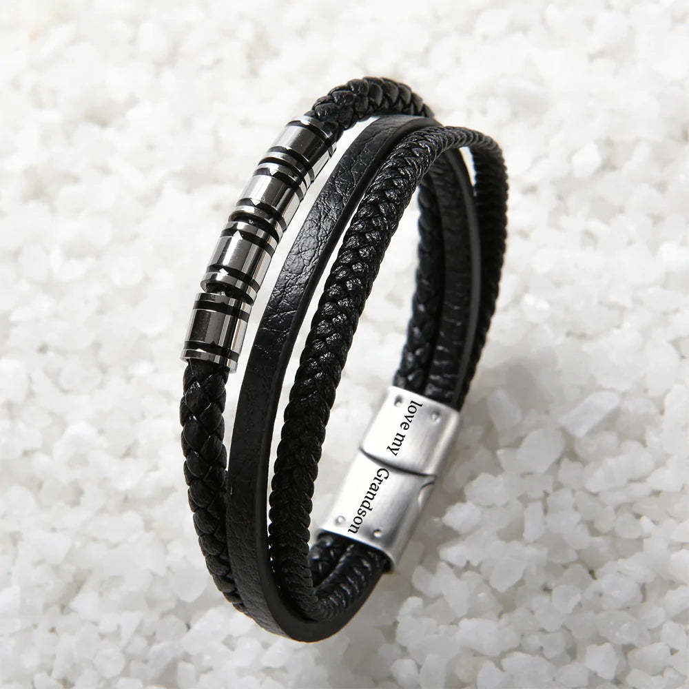 For Grandson - You Will Never Lose Bracelet-37bracelet