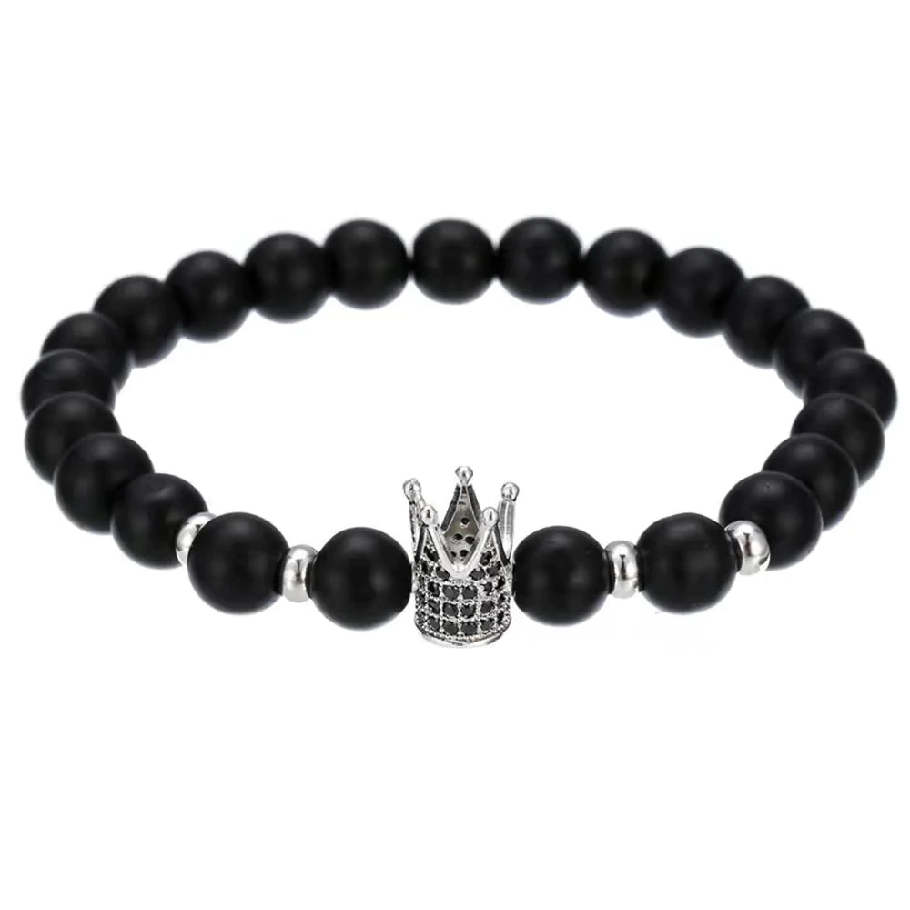 For Son - Whenever You Feel Overwhelmed...Straighten Your Crown Bracelet