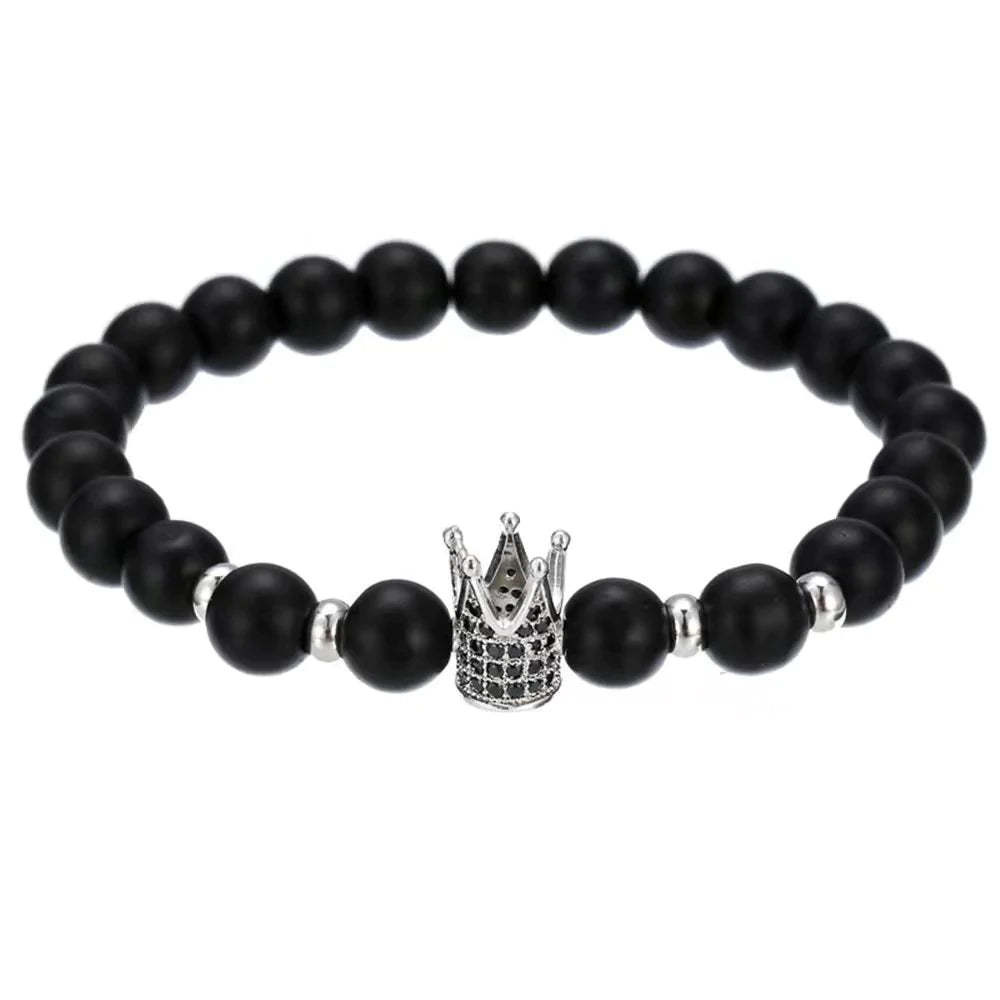 For Son - Whenever You Feel Overwhelmed...Straighten Your Crown Bracelet