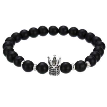 For Son - Whenever You Feel Overwhelmed...Straighten Your Crown Bracelet