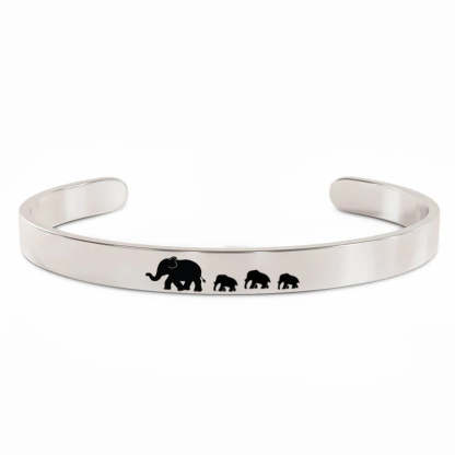 For Mom - Mama  Elephant Bracelet
