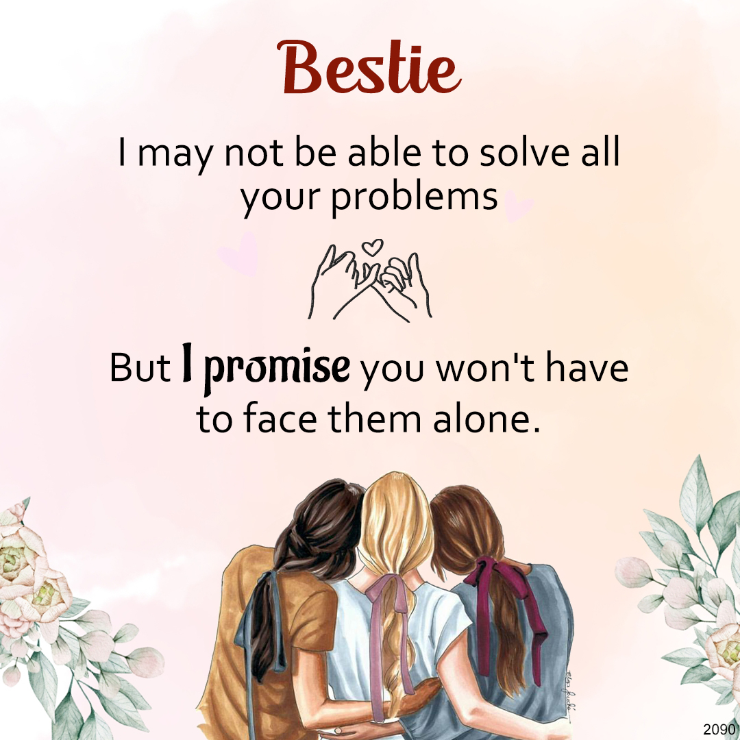 For Friend - S925 I Promise You Won't Have To Face Them Alone Skeleton Pinky Promise Ring