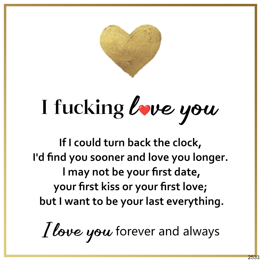 For Love - I Fucking Love You Ring