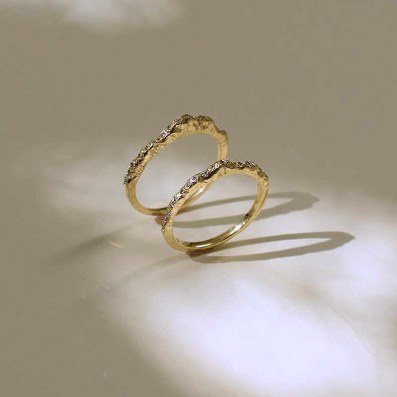 S925 Keep Climbing Mountain Ring