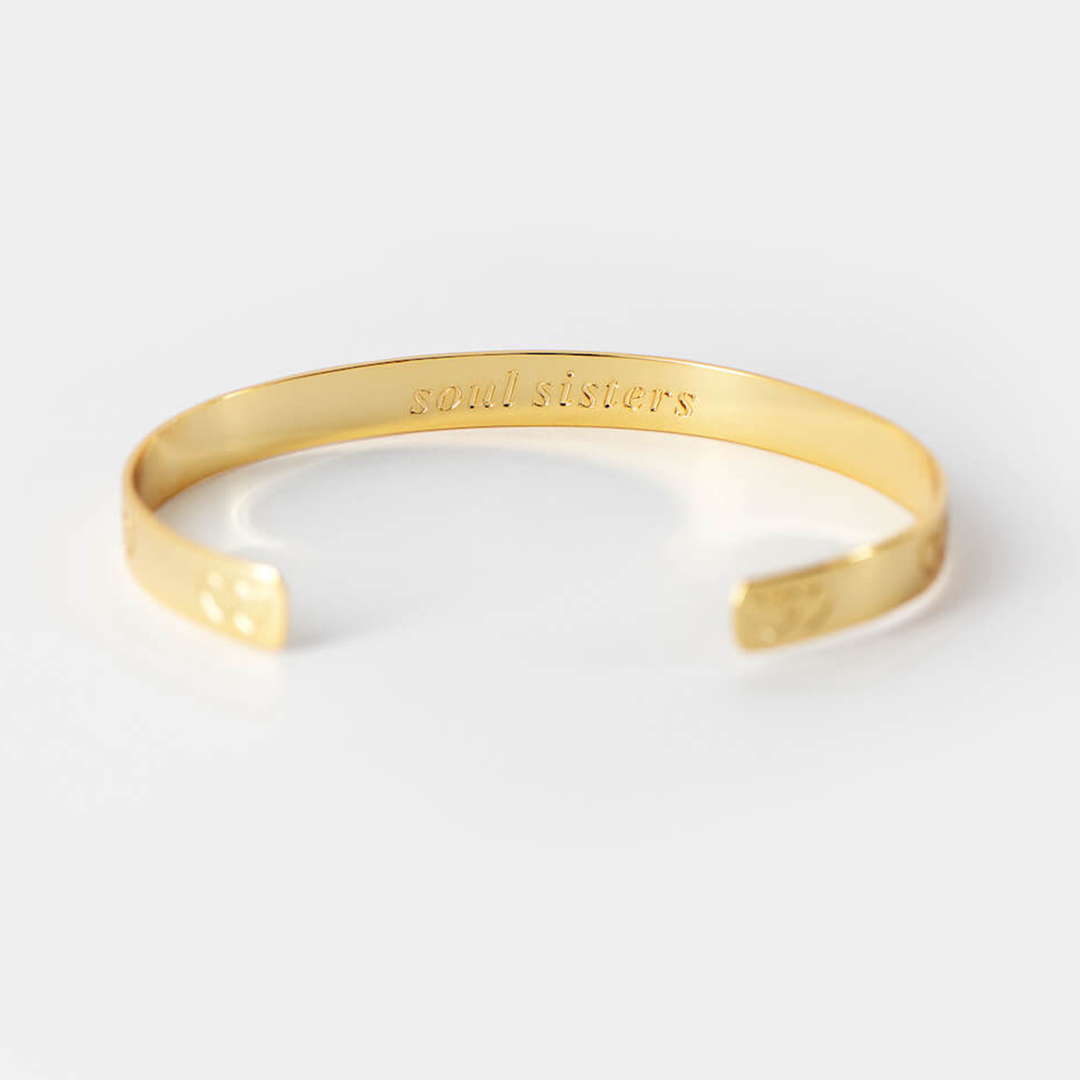 For Friend - I'm Honored To Call You My Soul Sister Double Heart Bracelet
