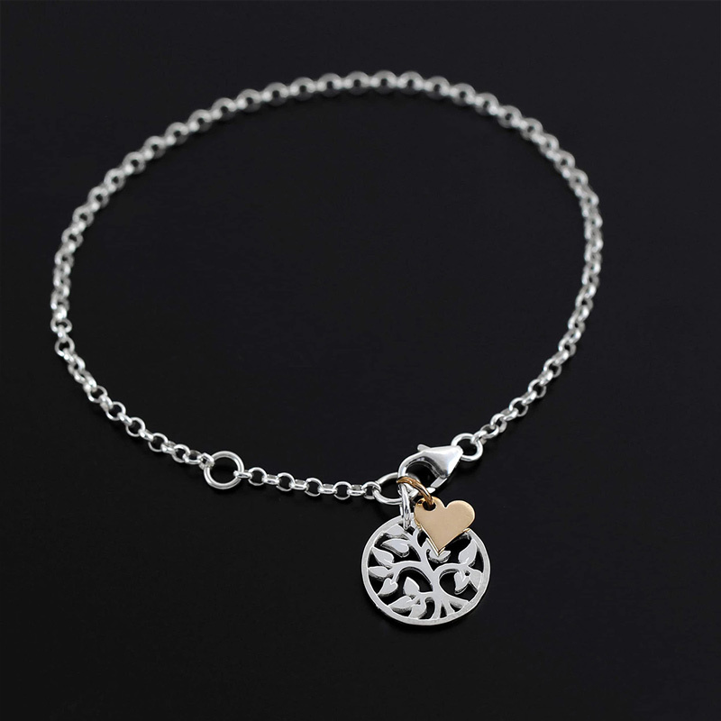 For Daughter-In-Law  - S925 Tree of Life Heart Necklace