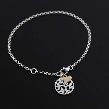 For Daughter-In-Law  - S925 Tree of Life Heart Necklace