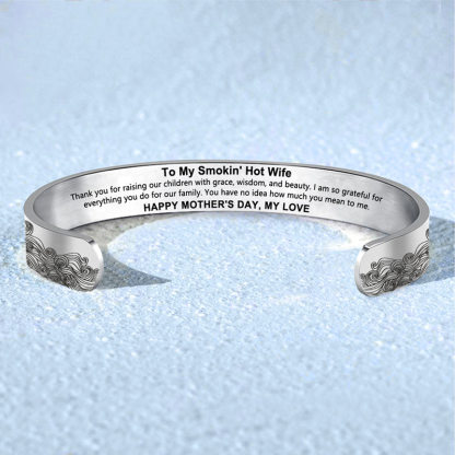 For Wife - Happy Mother's Day, My Love Wave Bracelet