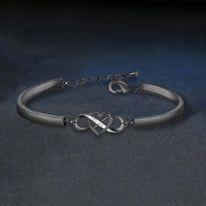 For Friend - Not Sisters By Blood But Sisters By Heart Infinity Bracelet