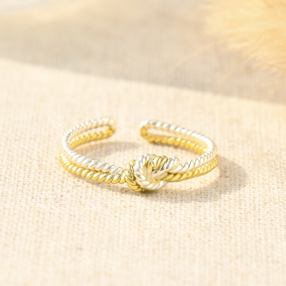 The Mother & Daughter Bond Is A Knot Tied By Angel's Hands Ring