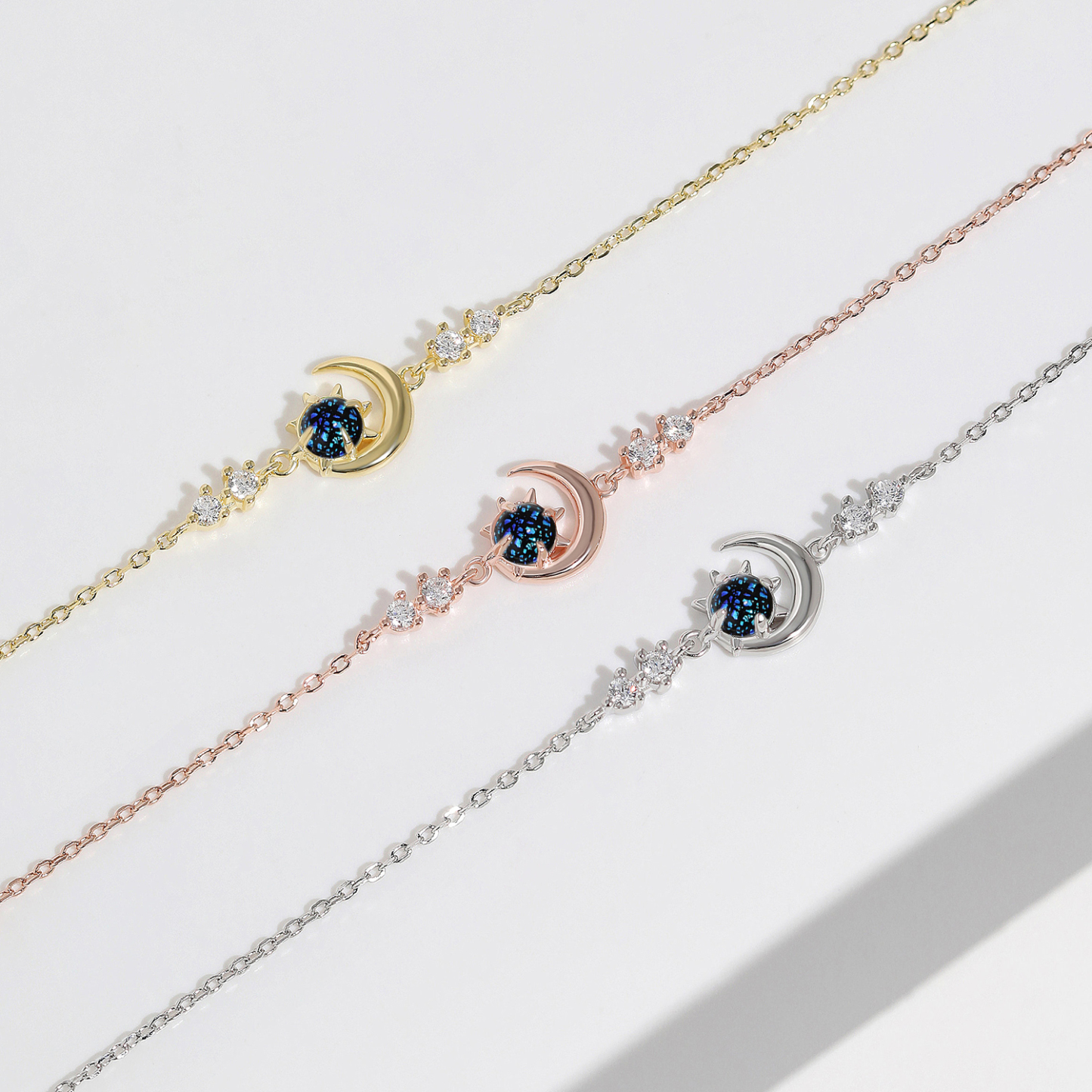 For Daughter - S925 You Are The Most SPECIAL STAR In The Universe Moon & Planet Bracelet