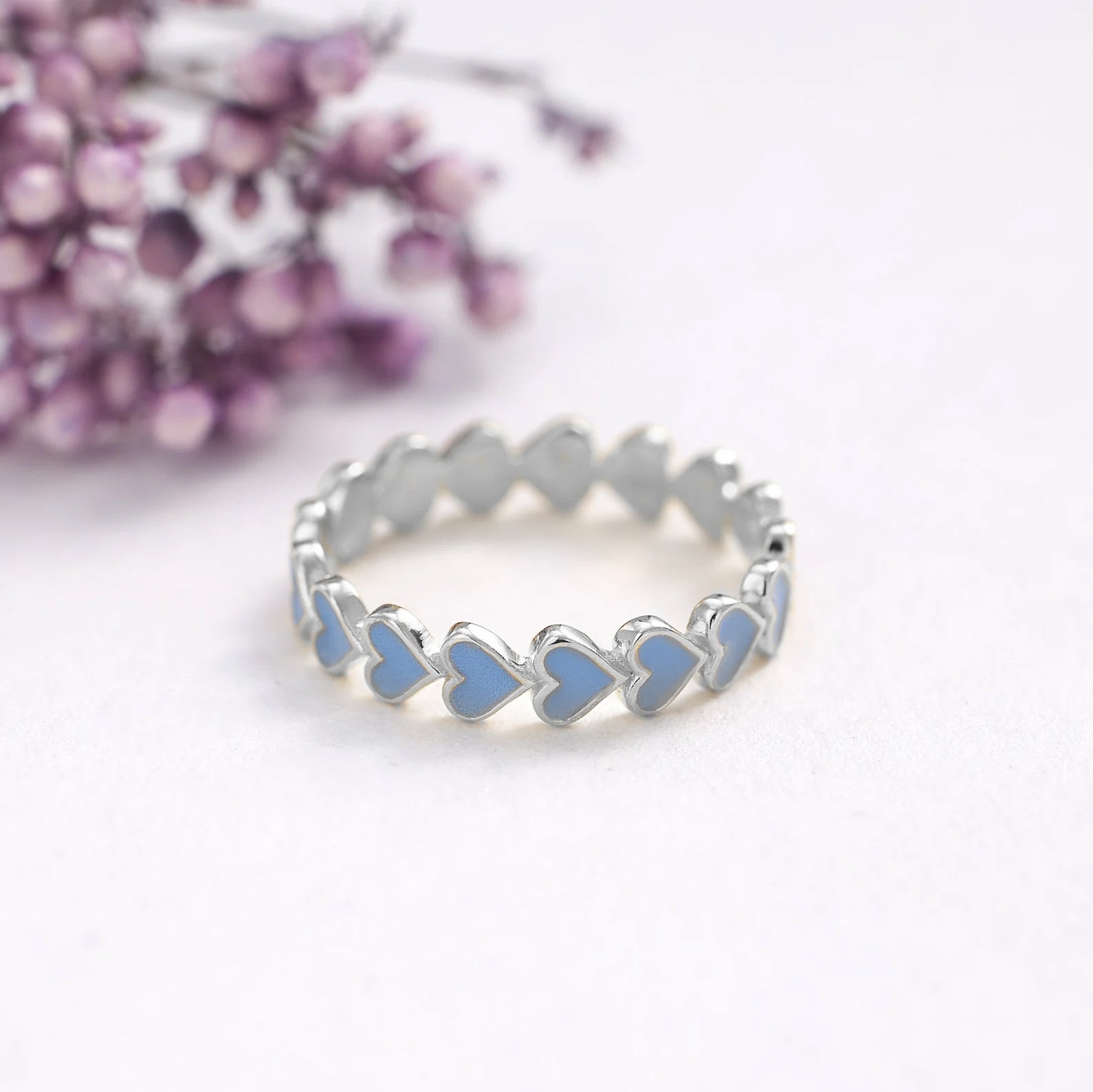 For Love - I Love You Until Infinity Runs Out Colorful Heart Ring