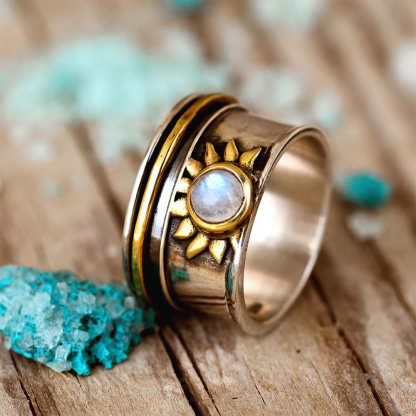 For Daughter - I Will Always Be With You Sunburst Ring