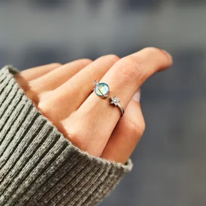 For Bonus Daughter - Always Shine Like The Brightest Star Planet Ring