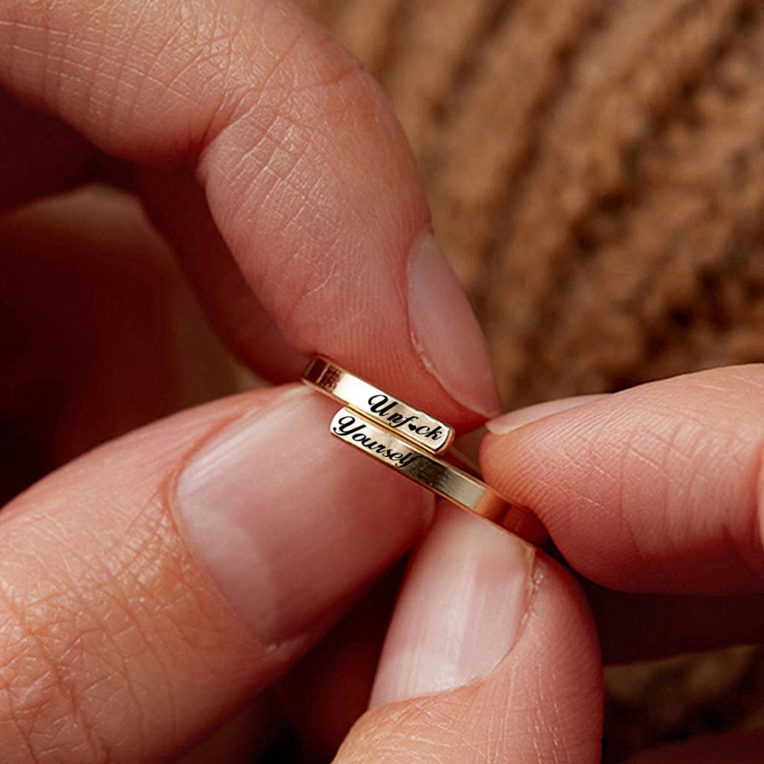 Unf❤️ck Yourself Double Layered Ring