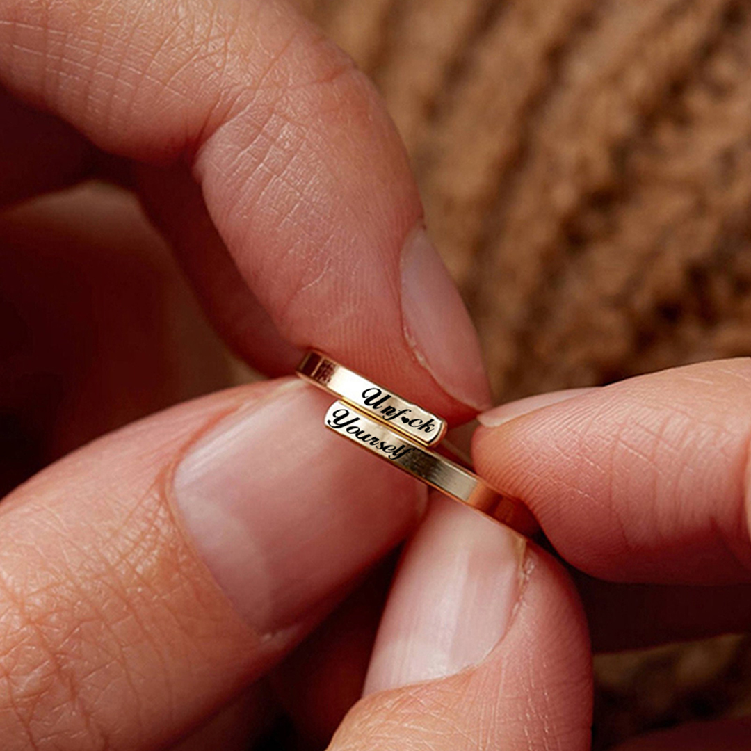 Unf❤️ck Yourself Double Layered Ring