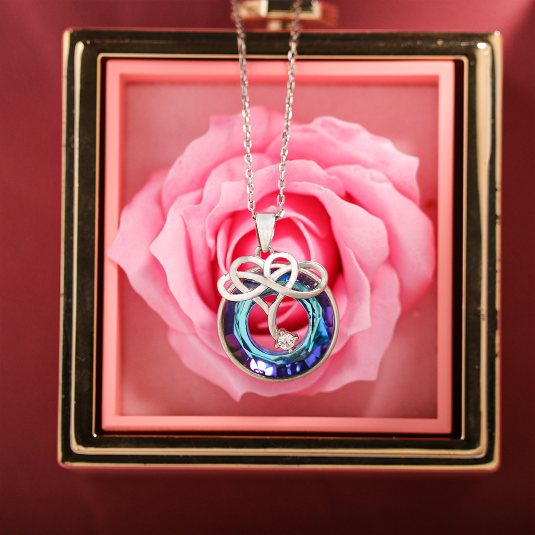 For Self - S925 I'm Choosing Me I'm Choosing My Peace Crystal Necklace