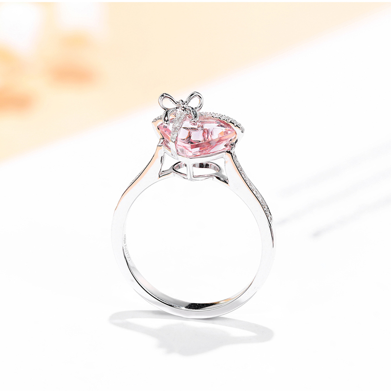 For Bonus Daughter -  I May Not Have Given You The Gift Of Life But Life Gave Me The Gift Of You Crystal Heart Ring