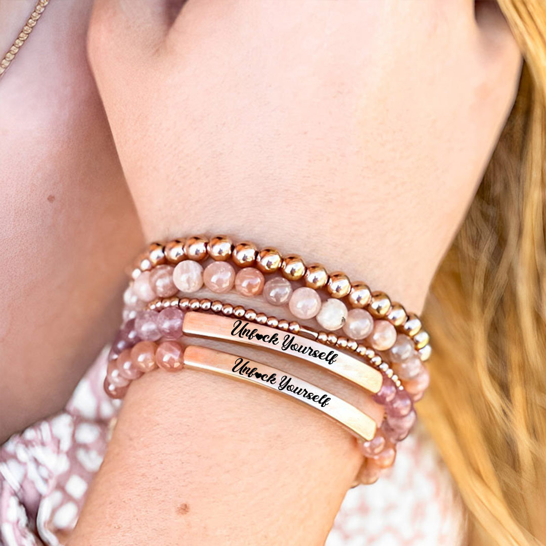 Unfuck Yourself Bead Lettering Bracelet