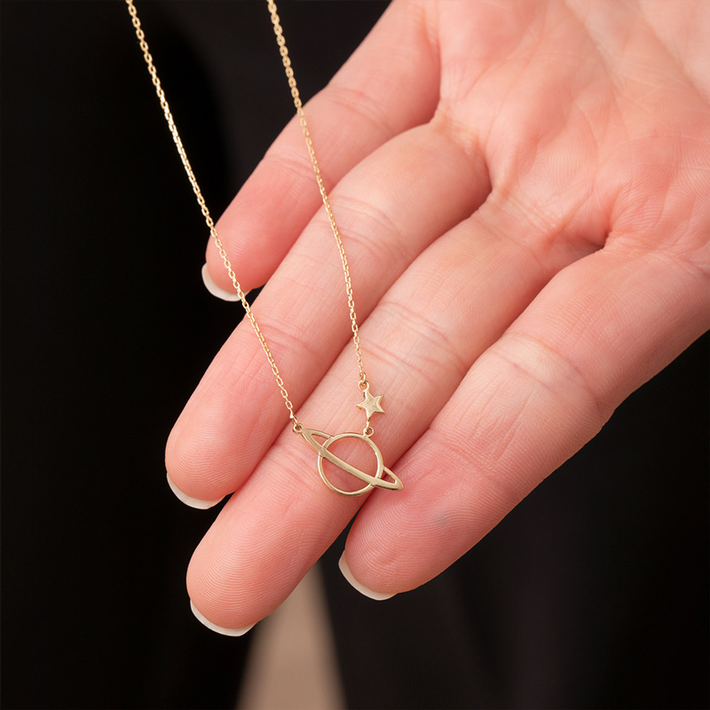 For Granddaughter - You Are The Most SPECIAL STAR In The Universe Planet Necklace