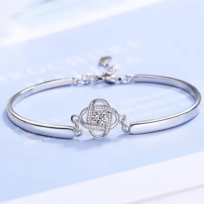For Friend - I Love You Diamond Knot Bracelet