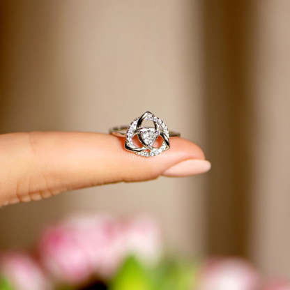 For Love - S925 I Love You Until Infinity Runs Out Celtic Knot Ring