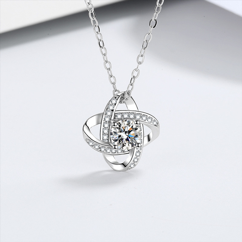 For Daughter - S925 I Am Always With You Knot Necklace
