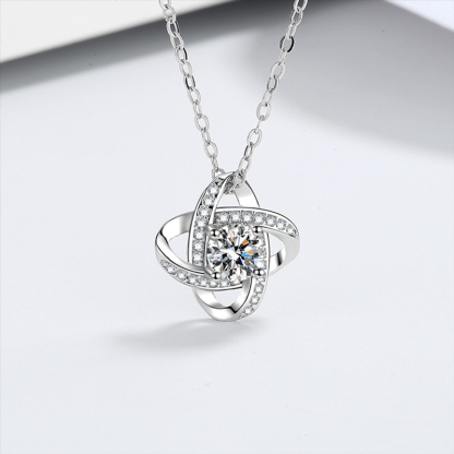 For Daughter - S925 I Am Always With You Knot Necklace