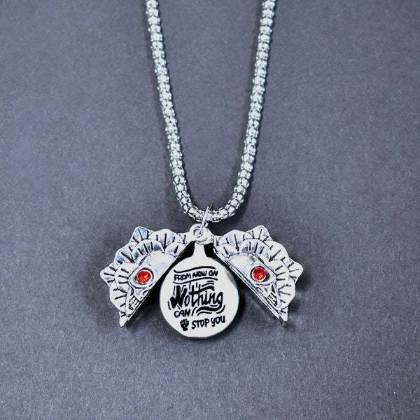 For Son - From Now On Nothing Can Stop You Skull Necklace