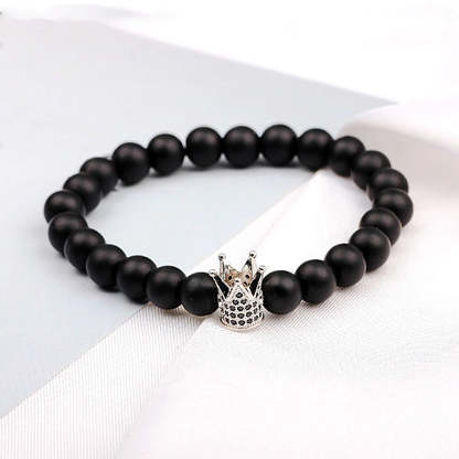 For Son - Whenever You Feel Overwhelmed...Straighten Your Crown Bracelet