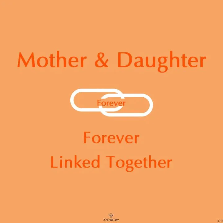 Mother & Daughter Forever Linked Together Heart to Heart Bracelet