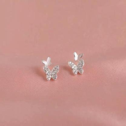 S925 Butterfly Earrings