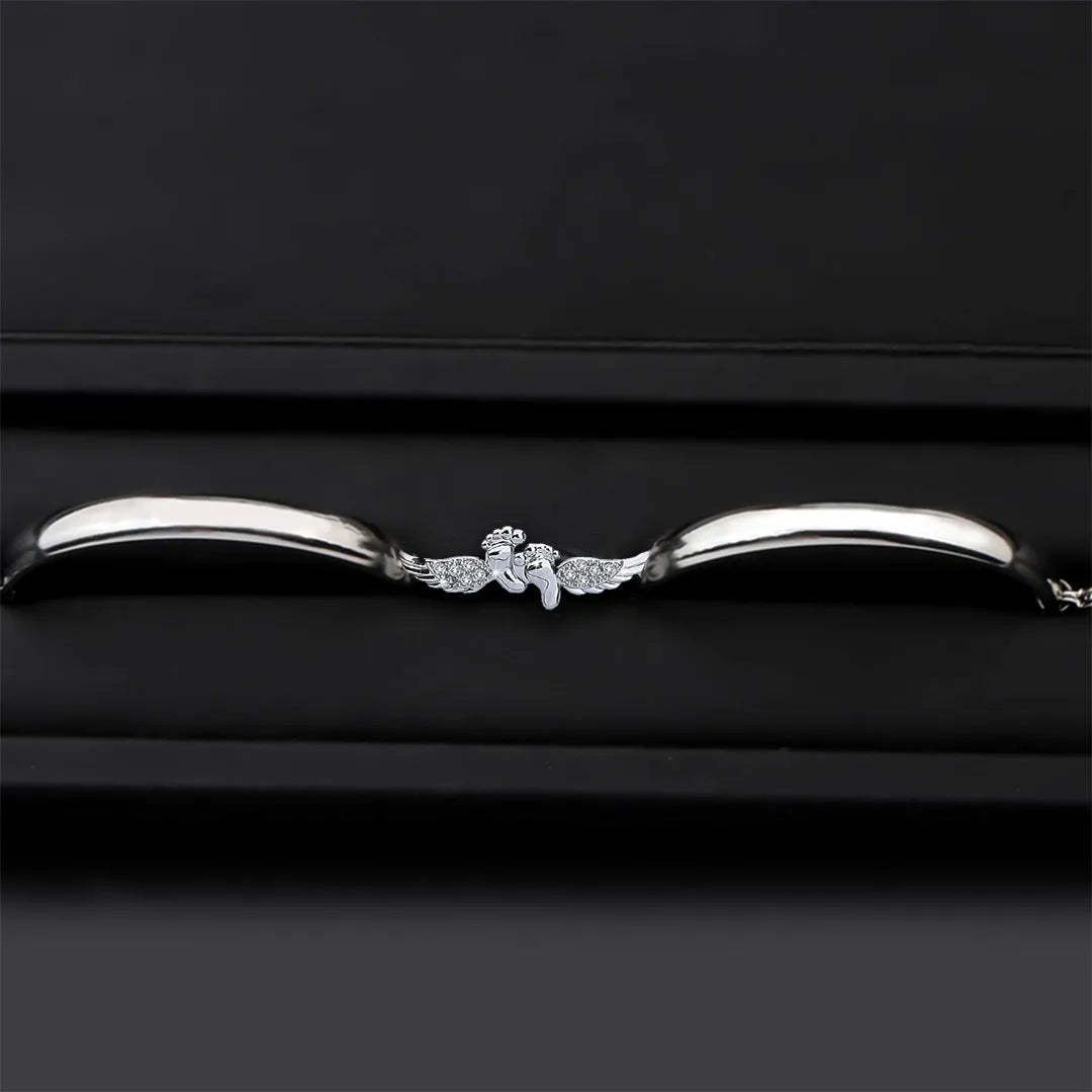 FOR MEMORIAL - MAMA OF AN ANGEL WING BRACELET