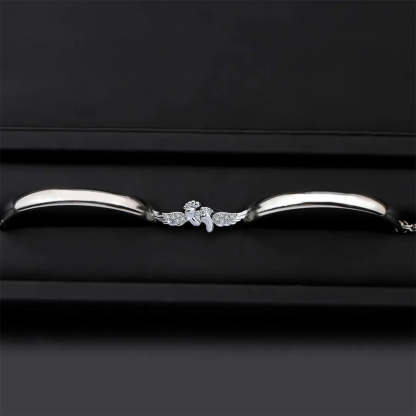 FOR MEMORIAL - MAMA OF AN ANGEL WING BRACELET