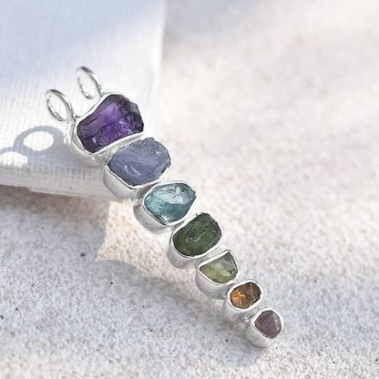 Breathe in Breathe out Move on Crystal Necklace